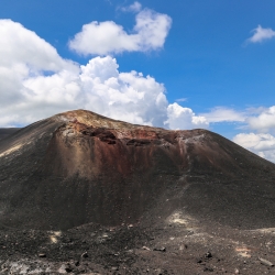 One of the craters.