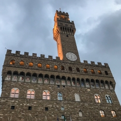 Palazzo Vecchio at the piazza della Signoria