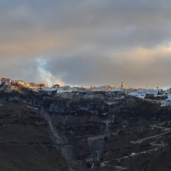 Fira at sunrise.