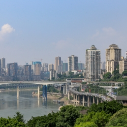 Chongqing, a megacity in the middle of China.