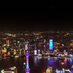 Shanghai from atop the Shanghai Tower.