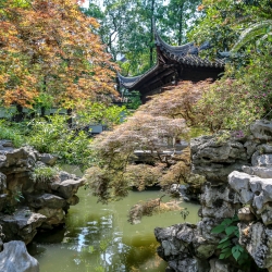 Yuyuan Garden built by the Ming dynasty.