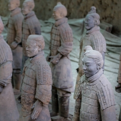 They were created and buried with Qin to help him in the afterlife.