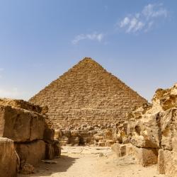 The pyramids are WAY BIGGER than you think. Probably one of the most amazing things we've ever seen.  It is absolutely mind-boggling to think about: 1) Someone had the insane idea to build these, 2) The amount of labor it took to build them 3) The engineering feat to pull it off, and 4) Why...just why?