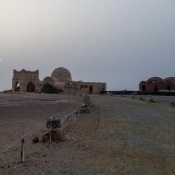 Marsa Shagra at the Red Sea. While Cairo was experiencing biblical rainfall, the desert was raging with a sandstorm.