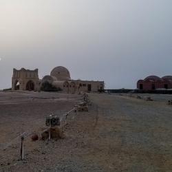 Marsa Shagra at the Red Sea. While Cairo was experiencing biblical rainfall, the desert was raging with a sandstorm.