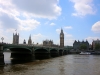 Big Ben beyond the Thames.