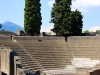 Ampitheatre with Vesuvius in the background.