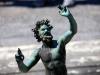 Bronze statue in the courtyard of a very large house beloning to a very rich man.