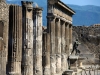 Ghostly columns line the forum.